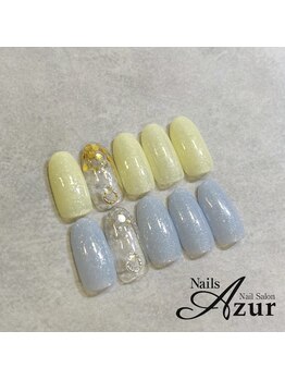 ネイルズアジュール イオン上越店(NailsAzur)/定額デザインAコース
