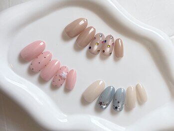 4月シンプルネイル♪サンプル