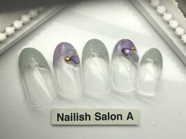 マグネットフレンチネイル