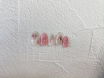 ニコルネイル(nicole nail)/定額11000円 桜デザイン