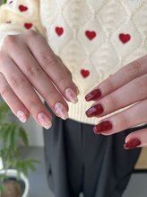 ジュアネイル(jouer nail)/ハート　落書きリボン☆