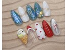 8月定額ネイル 7900円