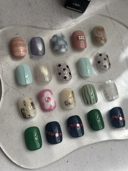 フィルネイル(fil nail)の写真/【短い爪に特化】ショートネイルだからこそ映える計算されたニュアンスデザインで大人可愛い指先に♪