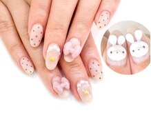 ネイルコレクション ピンク(Nail Collection Pink)/ジェル定額￥9990★３Ｄうさぎ