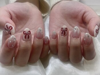 インザピンクリリー(in the pink LILY)/赤リボンネイル/赤木ネイリスト