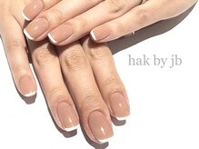 ハク ネイル バイジェービー 稲毛(hak nail byjb)/スキニーフレンチ