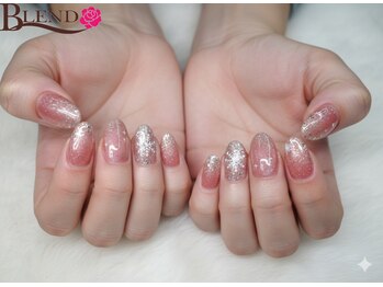 ブレンド 広尾店(BLEND)/ゴージャスマグと雪の結晶アート