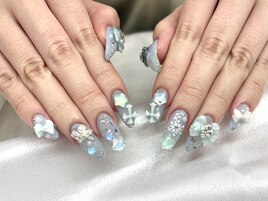 パーツごてごてらぶりーネイル