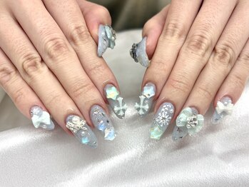 パーツごてごてらぶりーネイル