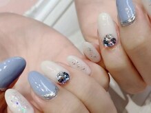 ウカ ひばりが丘(UKA)/涼しげくすみカラーネイル