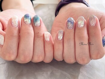 パラジェル認定サロン メールメール 池袋店(MereMer)/夏の花火ネイル