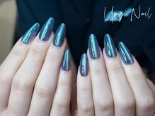 ウサギネイル 新大久保店(usagi nail)/マグネットフレンチ秋可愛い