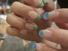 グラム バイ アンド ココ ネイル(GraM by And & coco. Nail)/ぷくぷくネイル