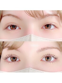 ファストラッシュ 表参道(FAST LASH)/パリジェンヌ/ビフォーアフター