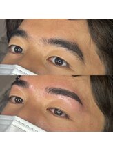 ボスブロウ 藤が丘駅前店(BOSS BROW)/ 【メンズ眉毛】　before　after