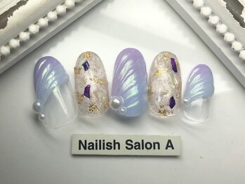 ネイリッシュサロン エー(Nailish Salon A)/マーメイドネイル