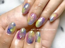ネイルアトリエ フロラシオン/贅沢アートの褒められネイル134