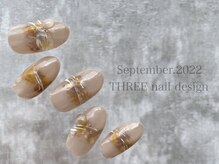 スリー(THREE)/September 2022/nail design