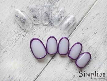 シンプリー 下北沢店(Simpliee)/【HAND】ちぐはぐマットデザイン