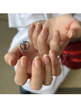ニアウネイル(niau nail.)/先端2カラーフレンチ