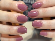 アトリエ フェム(atelier.fem)/くすみピンクブラウンネイル