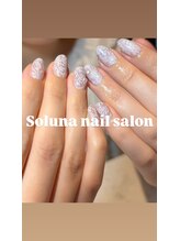 ソルナ(soluna)/大人可愛いマグ×レースネイル
