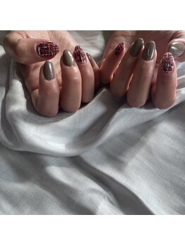 ツイードネイル