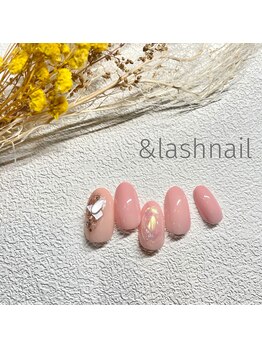 アンドラッシュネイル(&Lash nail)/定額サンプル6000/4本アート