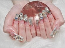 アリエス(Aries)/長さだし+ラメグラデ