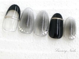 ブラック◇チークNail