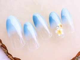 プルメリアネイル¥4980