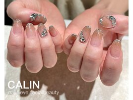 ベージュフラッシュグラデ