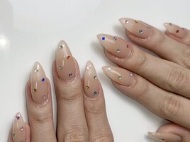 長さだし+ストーン