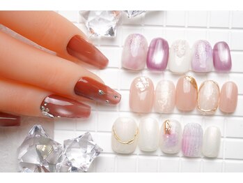 NICENAIL/ジェルネイル/パラジェル/フィルイン/マグネット/長さだし/成増駅前店の写真/【全メニューオフ込み★パラジェル取扱】ニュアンスネイルやマグネットネイルがオフ込み¥4,990[成増]