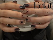エクラ 大阪梅田(Eclat)/ドット×星ネイル＊大阪梅田