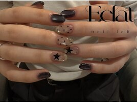 ドット×星ネイル＊大阪梅田