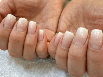 パールホワイトグラデーション♪