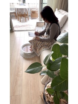 プチボヌール(petit bonheur)/スチームテント蒸し　流れ