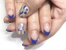 クォーターリゾートネイル(QUARTER RESORT nail)/クリアベースフレンチネイル☆