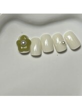 エミュ(emu)/yuna定額design 1本アート ¥7700