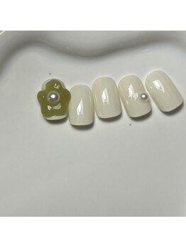 エミュ(emu)/yuna定額design 1本アート ¥7700