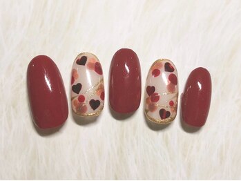 ボーホーネイルズコレクション(BOHO NAILS COLLECTION)/Valentine's collection 8000円