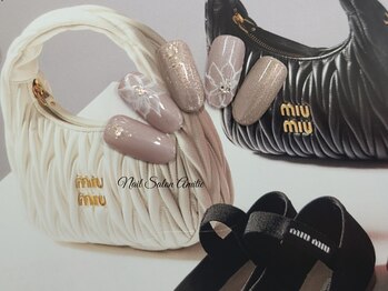 ネイルサロン アミティエ(Nail Salon Amitie)/△. *綺麗め上品フラワー× *.