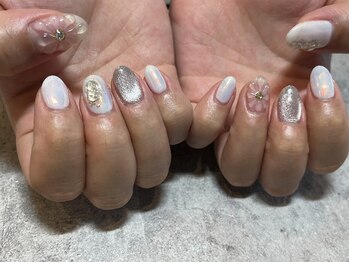 ハレトキネイル(haretoki nail)/ぷっくりフラワー