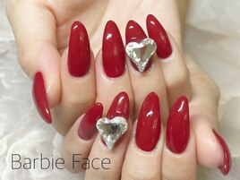 ハートジュエルワンカラーネイル