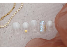 5000円　ホワイト　クリスタル