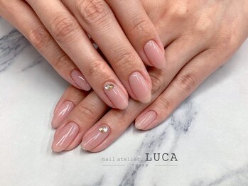 ネイルアトリエルカ(nail atelier LUCA)/W-916 大人上品オフィスネイル