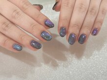 アルティノ ネイル ガーデン(altino nail garden)/ギャラクシー×キャッツアイ