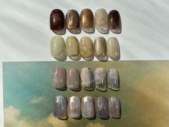 クルネ(QULNE)/ニュアンスネイル/秋カラー