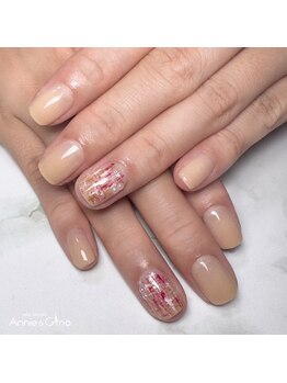 ネイルサロン アニーアンドジーノ シド(NAIL SALON Annie&Gino shido)/《ツイードネイル》